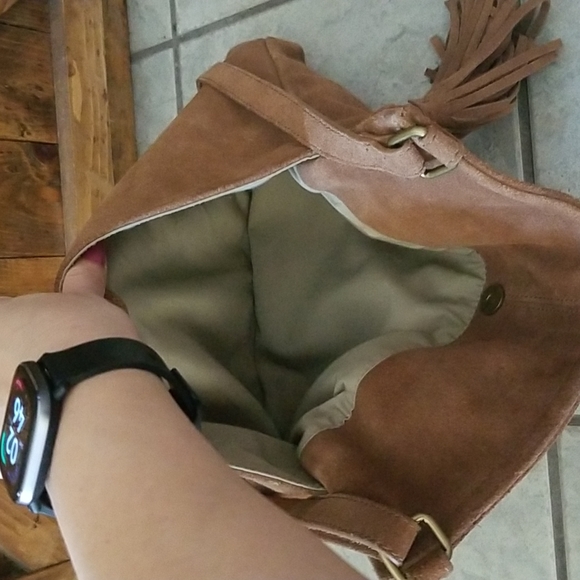 Margot Suede Crossbody Bag - Picture 10 of 12